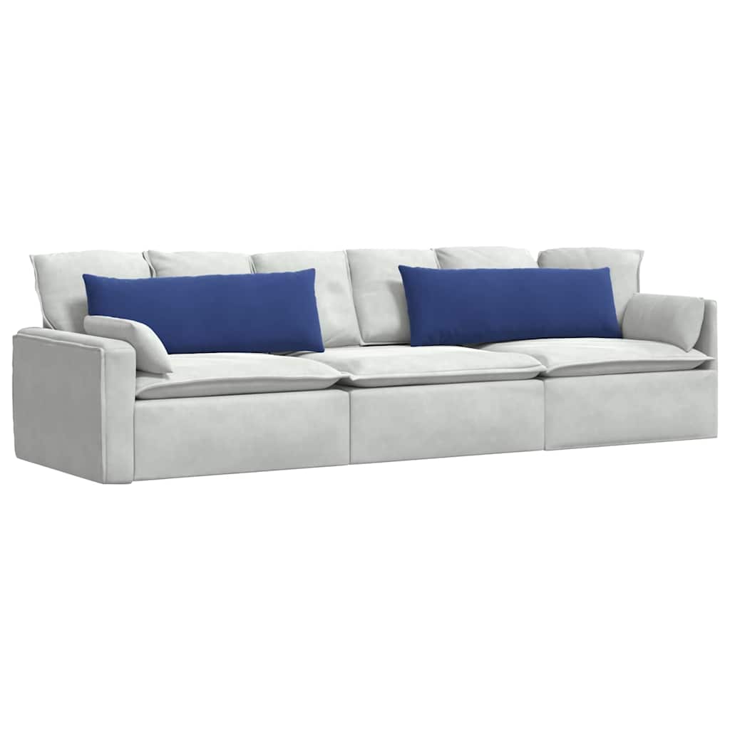 Μαξιλάρι Καναπέ 2 pcs Μπλε Αστυνομίας 120 x 40 cm