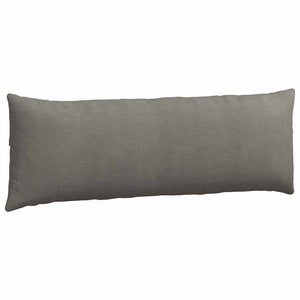 Μαξιλάρι Καναπέ 2 pcs Ανοιχτό γκρι 120 x 40 cm