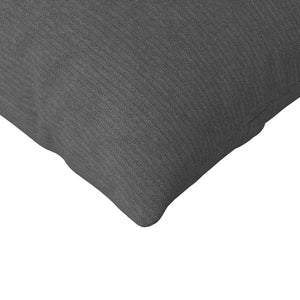 Μαξιλάρι Καναπέ 2 pcs Σκούρο Γκρι 120 x 40 cm