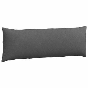 Μαξιλάρι Καναπέ 2 pcs Σκούρο Γκρι 120 x 40 cm