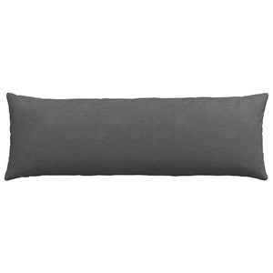 Μαξιλάρι Καναπέ 2 pcs Σκούρο Γκρι 120 x 40 cm
