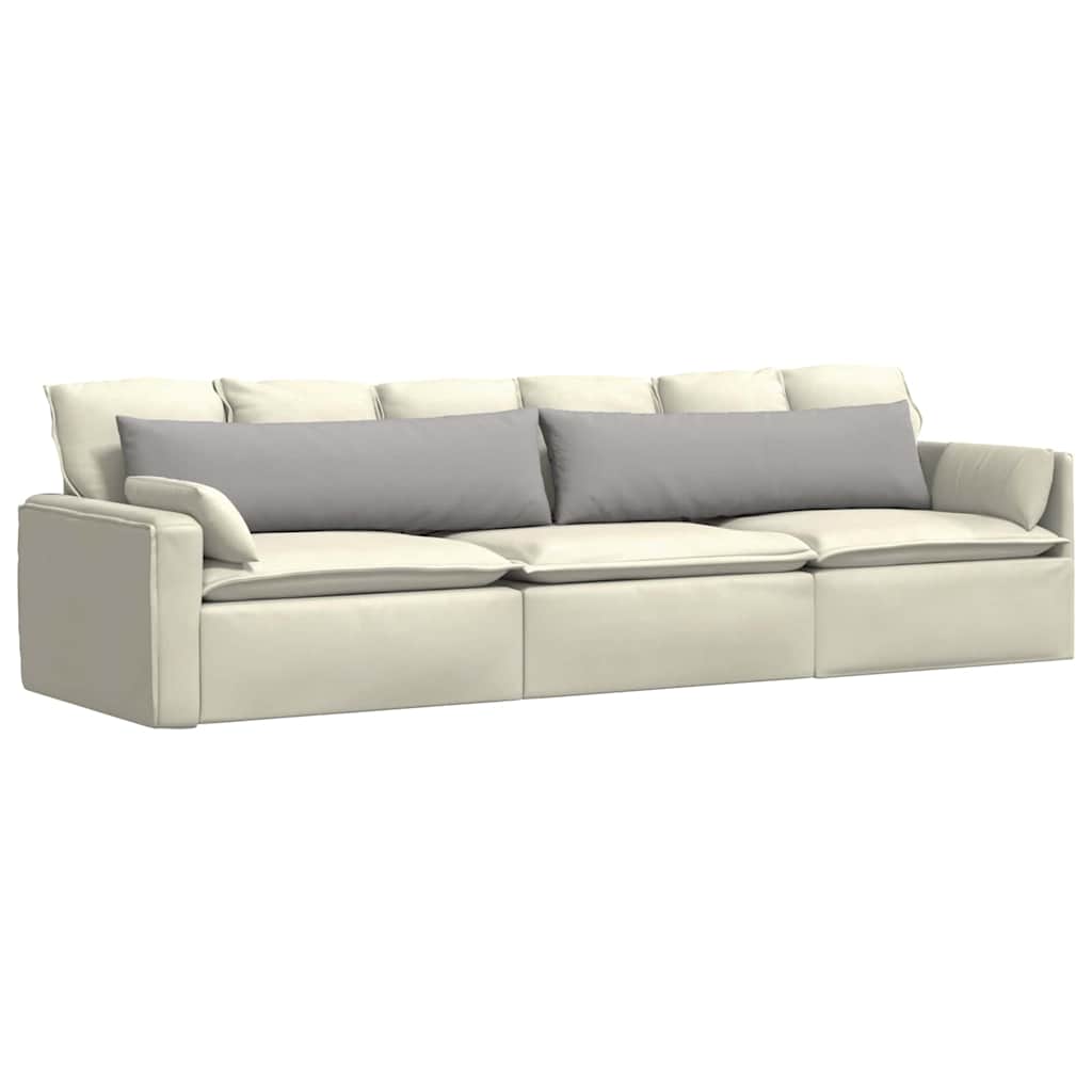 Μαξιλάρι Καναπέ 2 pcs Σκίουρος Γκρί 145 x 40 εκ. ύφασμα
