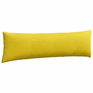Μαξιλάρι Καναπέ 2 pcs Κίτρινο 145 x 40 εκ. Υφασμάτινο Κορντουρά