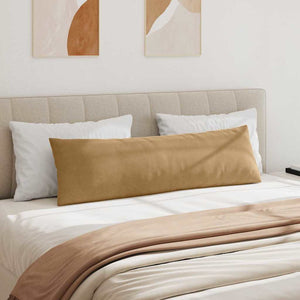 Μαξιλάρι Καναπέ 2 pcs Καφέ 145 x 40 εκ. Υφασμάτινο Κορντουρά