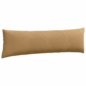 Μαξιλάρι Καναπέ 2 pcs Καφέ 145 x 40 εκ. Υφασμάτινο Κορντουρά