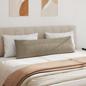 Μαξιλάρι Καναπέ 2 τμχ. ύφασμα Taupe 145 x 40 εκ.