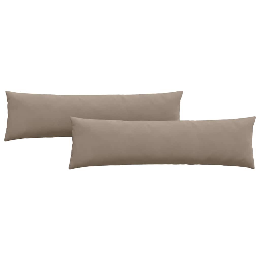 Μαξιλάρι Καναπέ 2 pcs Taupe 145 x 40 εκ. ύφασμα