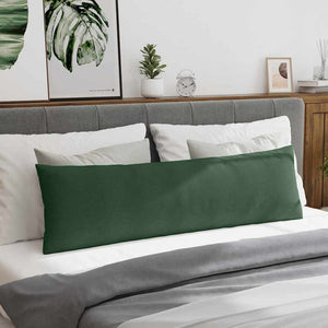 Μαξιλάρι Καναπέ 2 pcs Σκούρο Πράσινο 145 x 40 εκ.