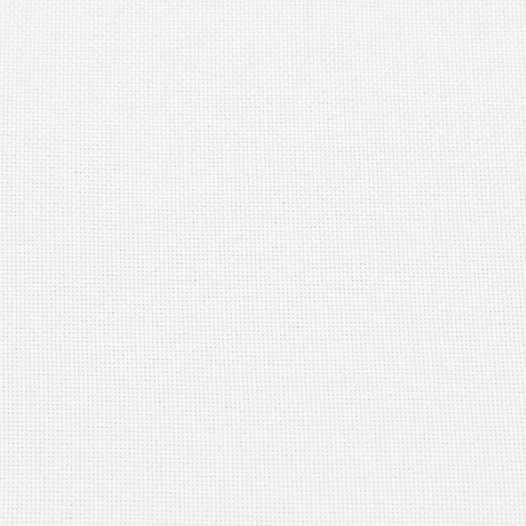 Μαξιλάρι Καναπέ 2 pcs Λευκό 200 x 40 εκ. ύφασμα