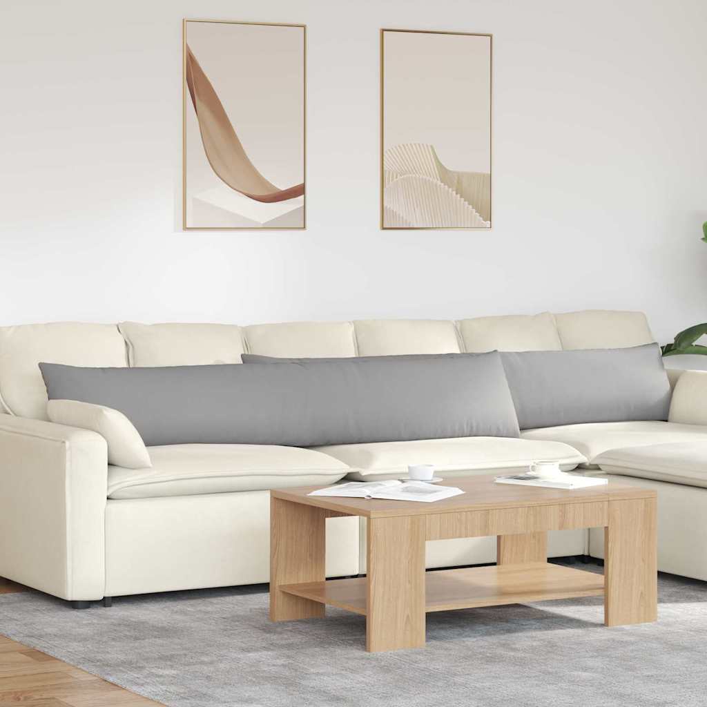 Μαξιλάρι Καναπέ 2 pcs Σκίουρος Γκρί 200 x 40 εκ. ύφασμα