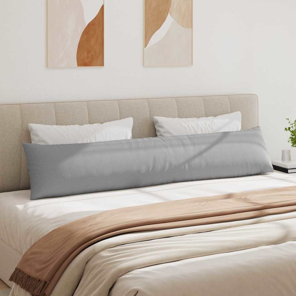Μαξιλάρι Καναπέ 2 pcs Σκίουρος Γκρί 200 x 40 εκ. ύφασμα