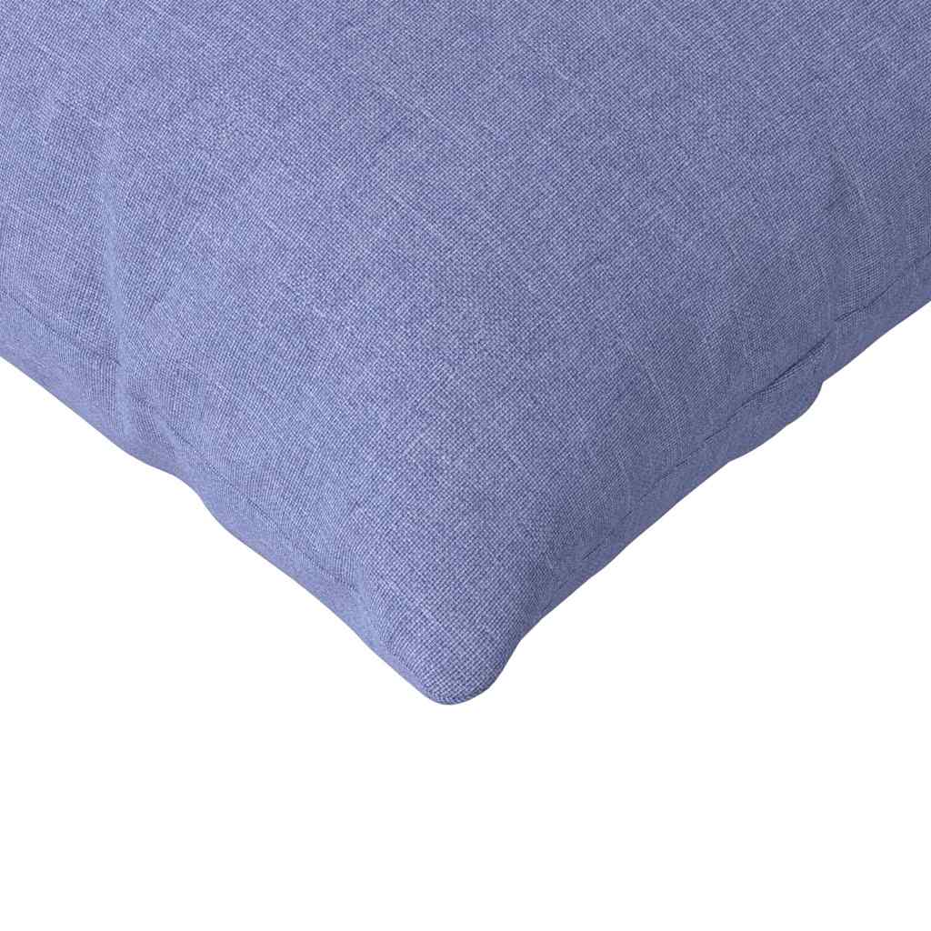 Μαξιλάρι Καναπέ 2 pcs Μπλε τζην 200 x 40 εκ. ύφασμα