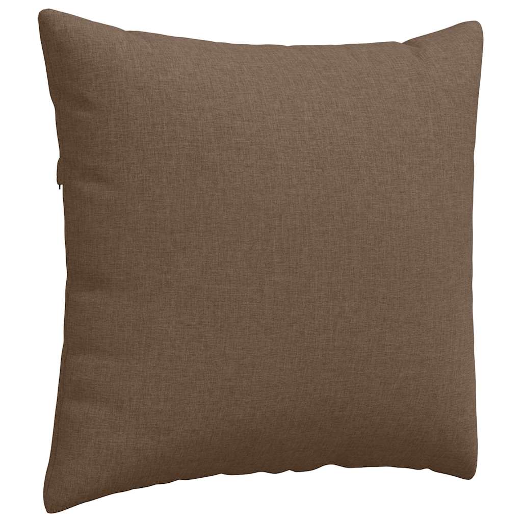 Μαξιλάρι Καναπέ 2 pcs Καφέ 45 x 45 cm ύφασμα
