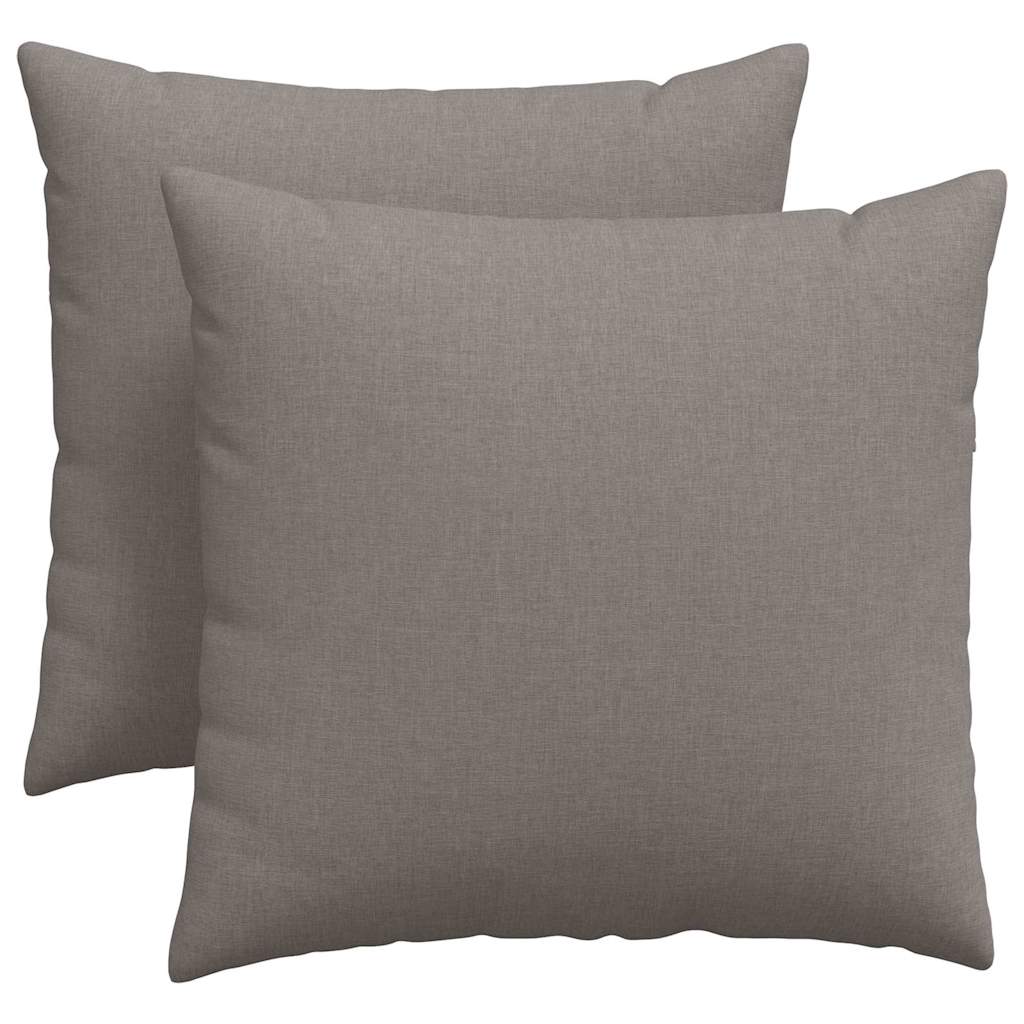 Μαξιλάρι Καναπέ 2 pcs Taupe 45 x 45 cm ύφασμα