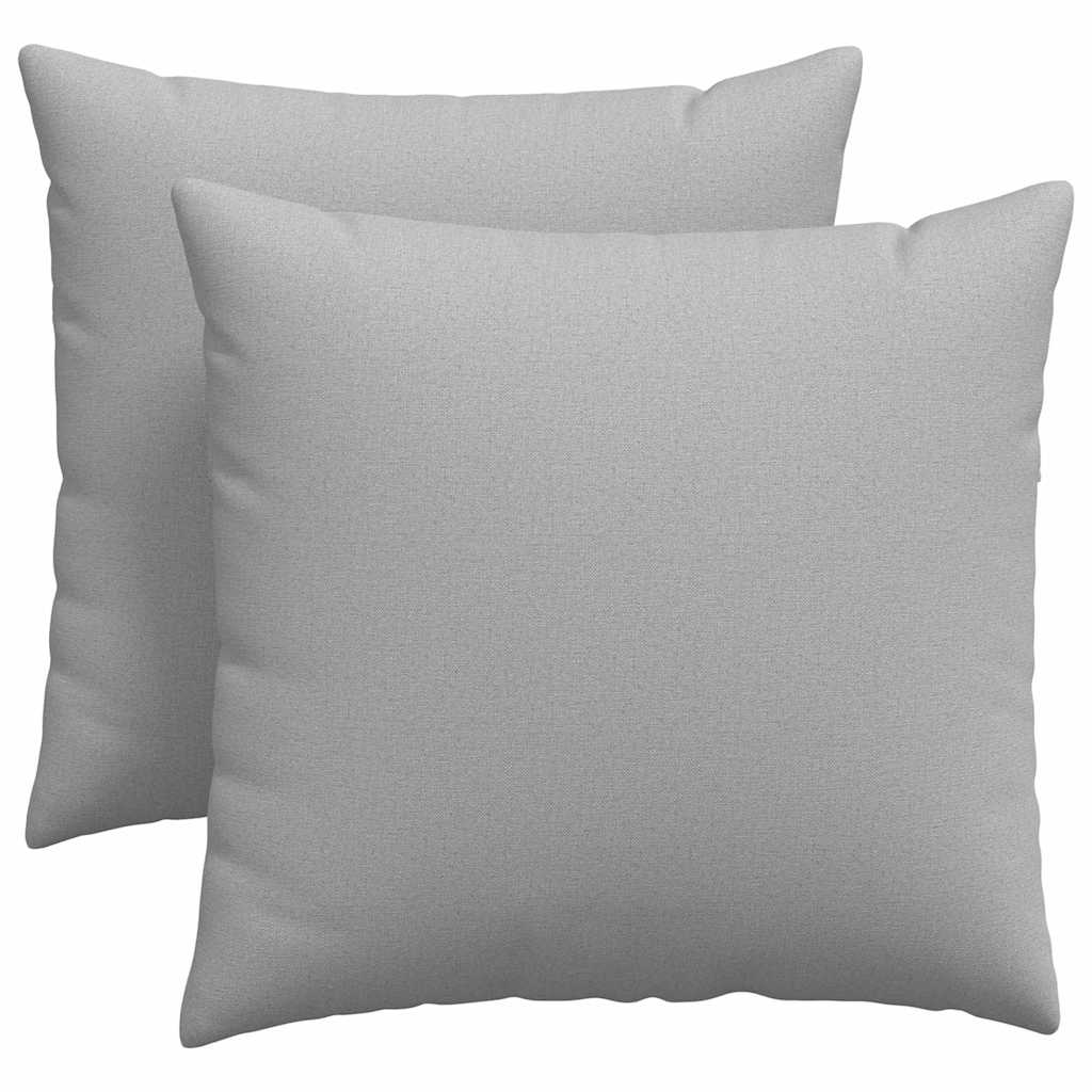 Μαξιλάρι Καναπέ 2 pcs Σκίουρος Γκρί 45 x 45 cm ύφασμα