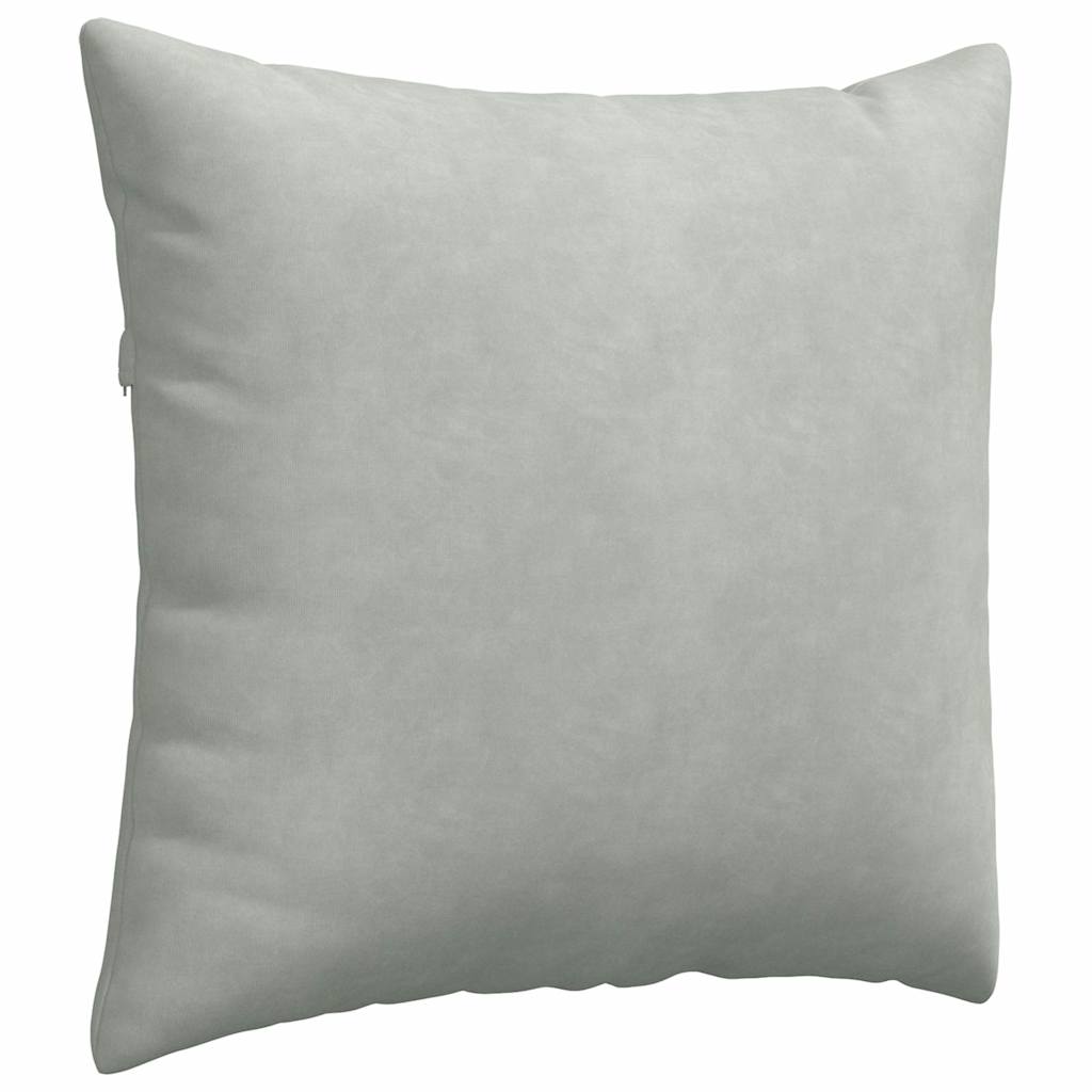 Μαξιλάρι Καναπέ 2 pcs Ανοιχτό γκρι 45 x 45 cm