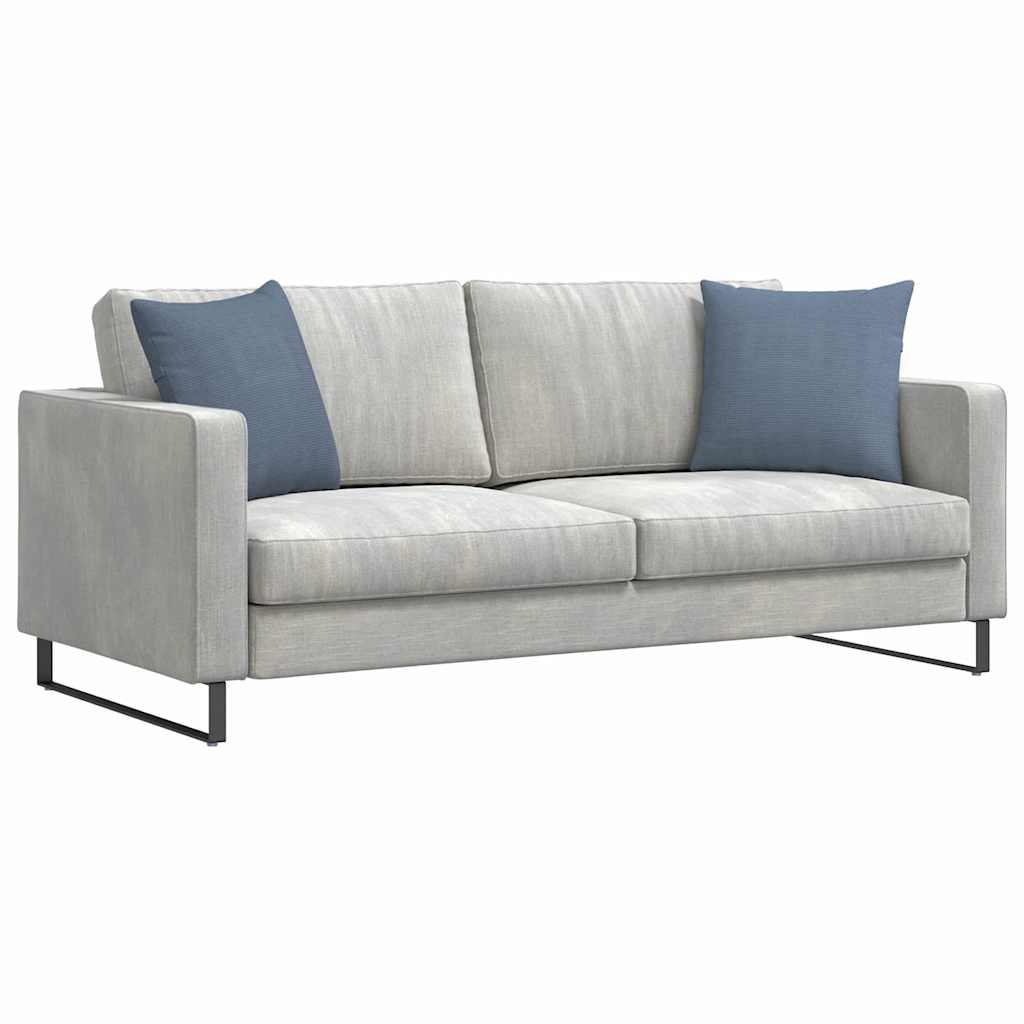 Μαξιλάρι Καναπέ 2 pcs Μπλε 45 x 45 cm Υφασμάτινο Κορντουρά