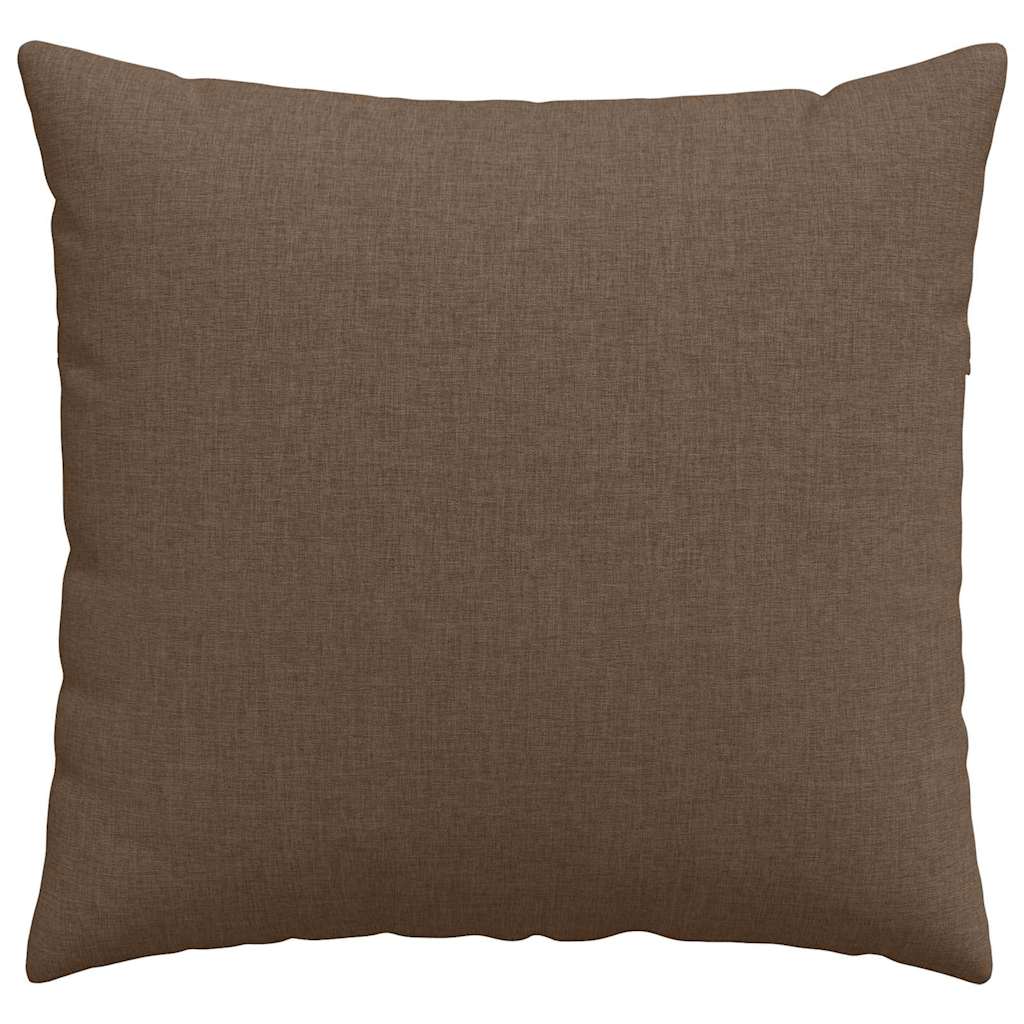 Μαξιλάρι Καναπέ 2 pcs Καφέ 50 x 50 cm ύφασμα