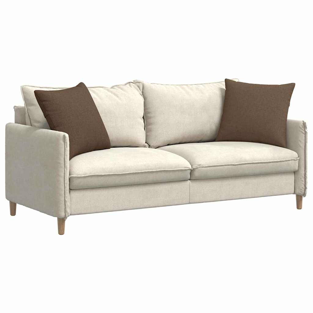Μαξιλάρι Καναπέ 2 pcs Καφέ 50 x 50 cm ύφασμα