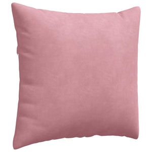 Μαξιλάρι Καναπέ 2 pcs Ροζ 50 x 50 cm Υφασμάτινο Κορντουρά