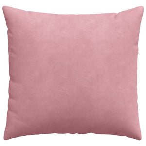 Μαξιλάρι Καναπέ 2 pcs Ροζ 50 x 50 cm Υφασμάτινο Κορντουρά
