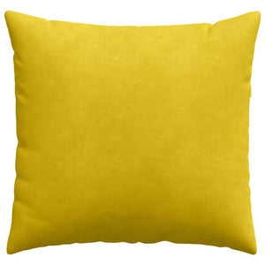 Μαξιλάρι Καναπέ 2 pcs Κίτρινο 50 x 50 cm Υφασμάτινο Κορντουρά