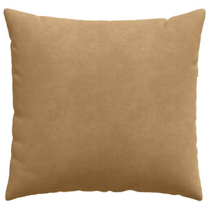 Μαξιλάρι Καναπέ 2 pcs Καφέ 50 x 50 cm Υφασμάτινο Κορντουρά