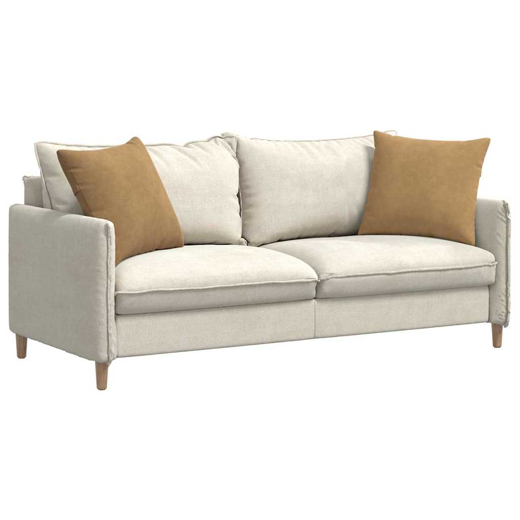 Μαξιλάρι Καναπέ 2 pcs Καφέ 50 x 50 cm Υφασμάτινο Κορντουρά