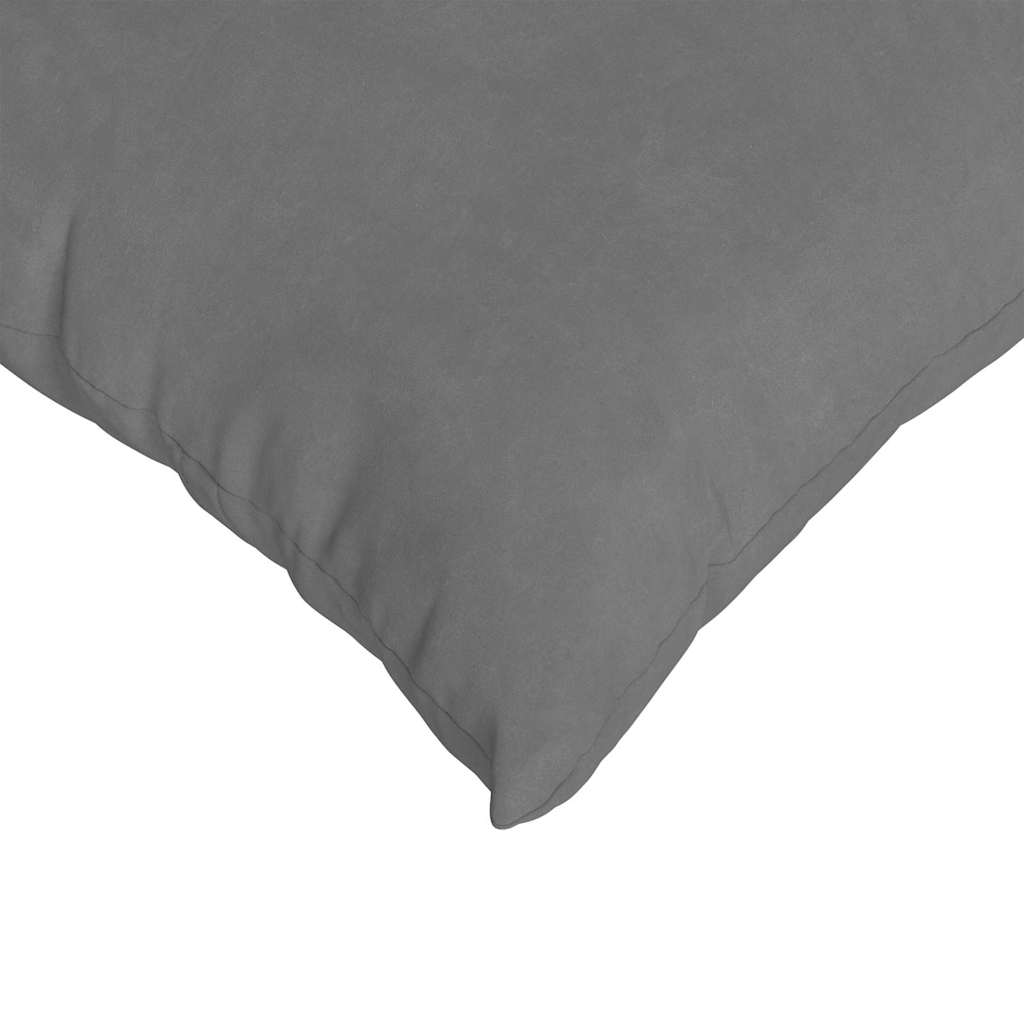 Μαξιλάρι Καναπέ 2 pcs Σκούρο Γκρι 50 x 50 cm ύφασμα
