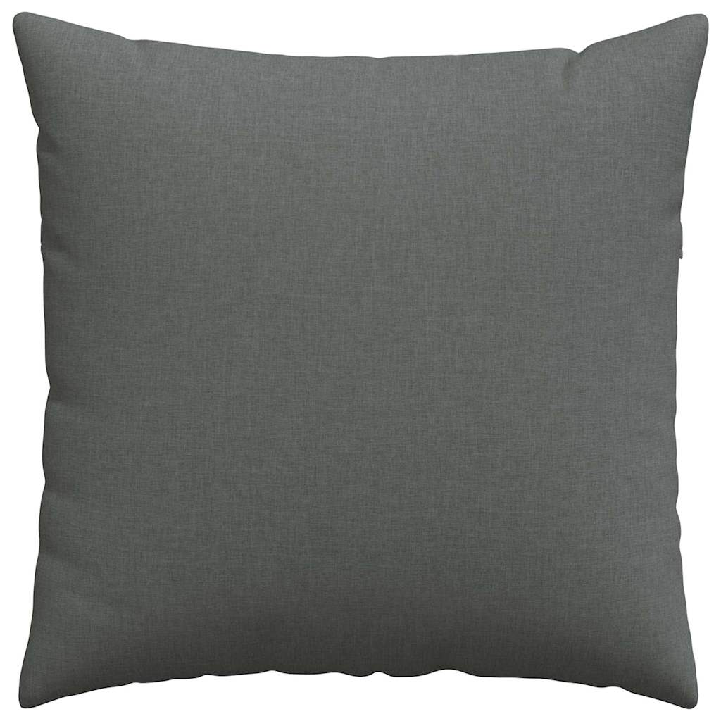 Μαξιλάρι Καναπέ 2 pcs Σκούρο Γκρι 60 x 60 cm ύφασμα - Pakobazaar