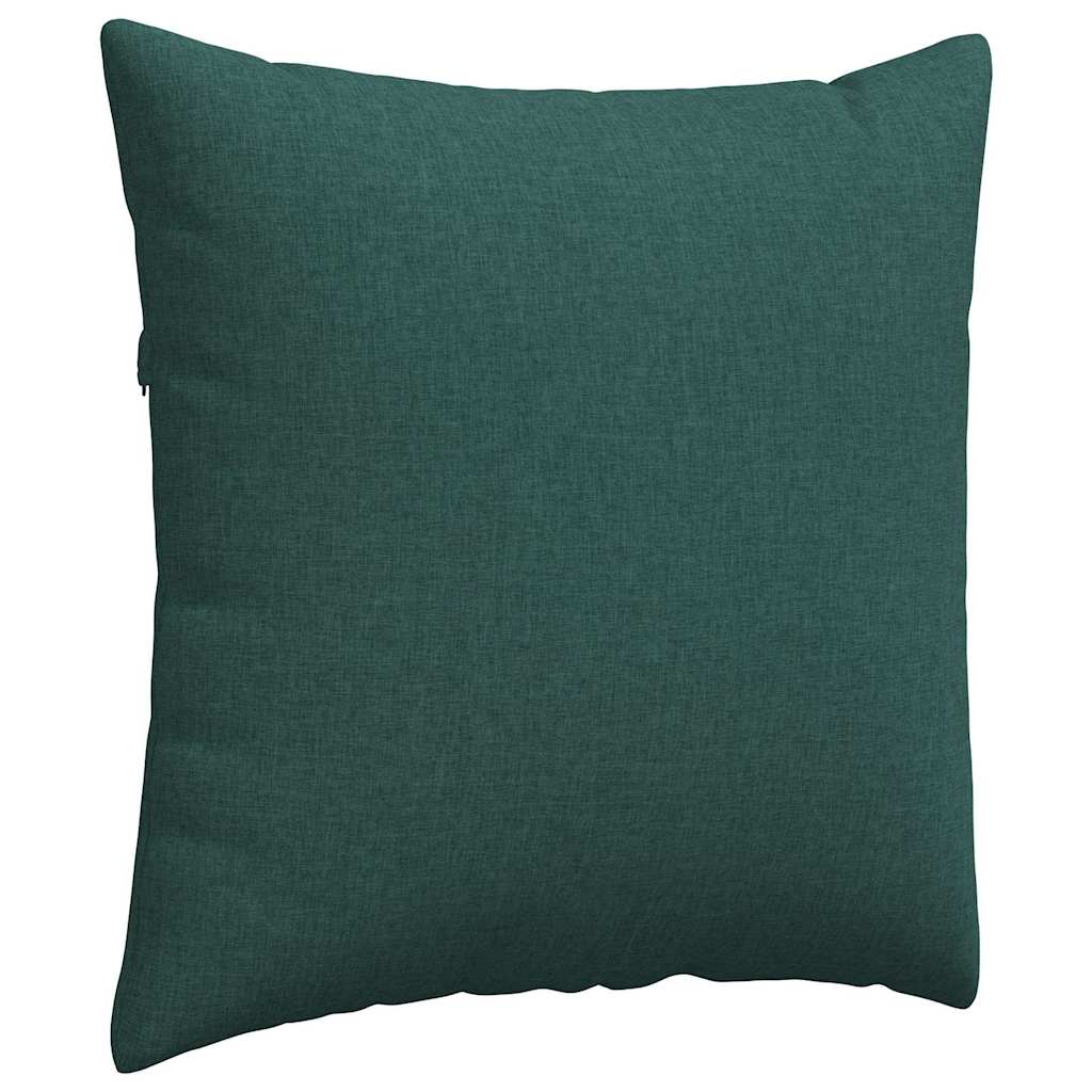 Μαξιλάρι Καναπέ 2 pcs Σκούρο Πράσινο 60 x 60 cm ύφασμα