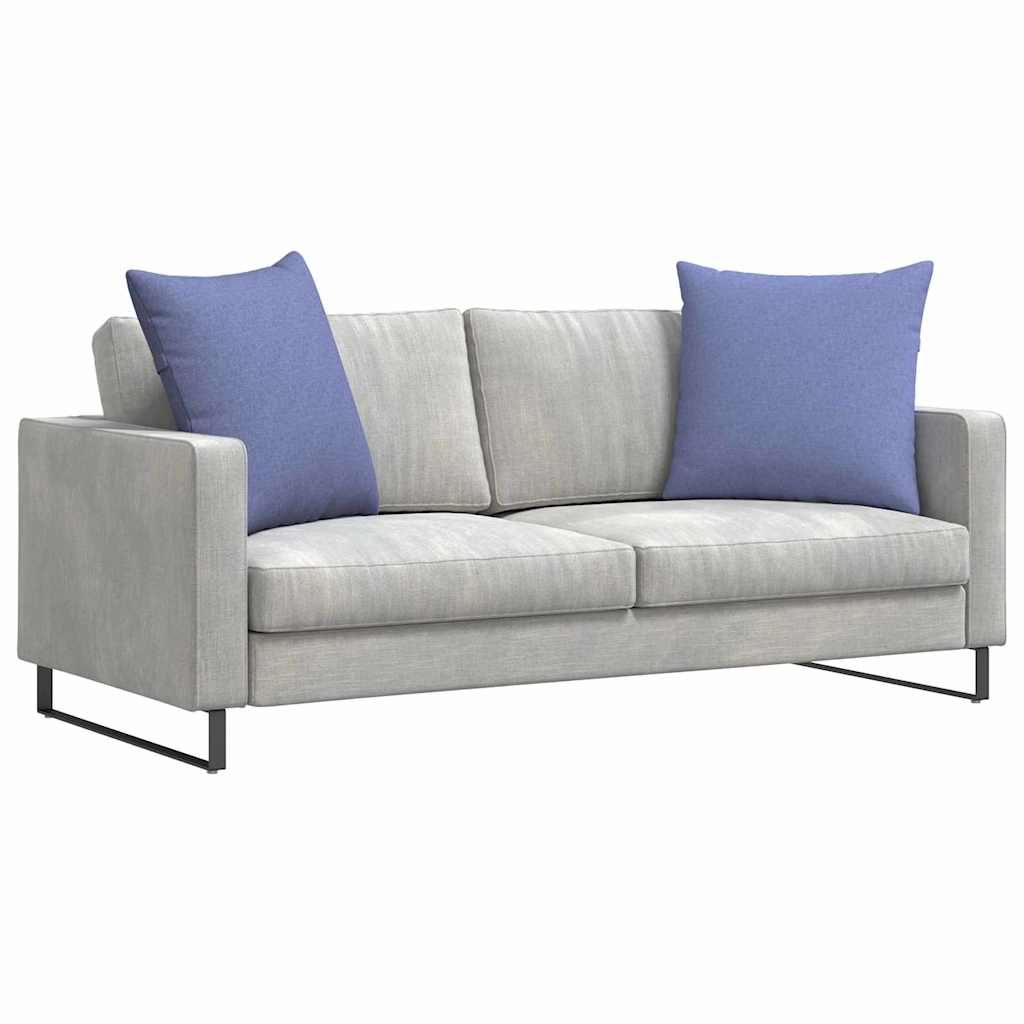 Μαξιλάρι Καναπέ 2 pcs Μπλε τζην 60 x 60 cm ύφασμα