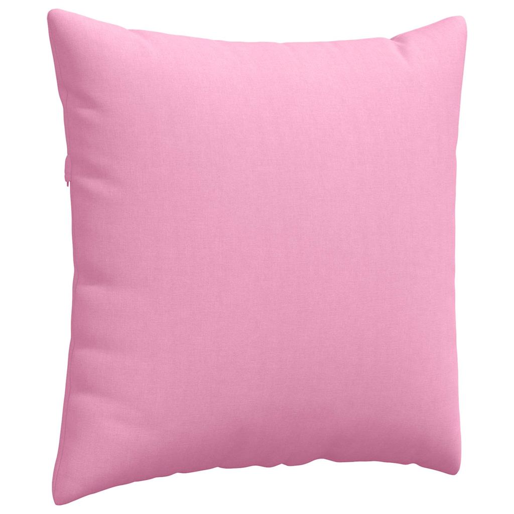 Μαξιλάρι Καναπέ 2 pcs Ροζ 60 x 60 cm ύφασμα