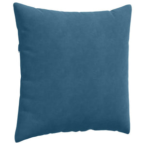 Μαξιλάρι Καναπέ 2 pcs Μπλε 60 x 60 cm Υφασμάτινο Κορντουρά
