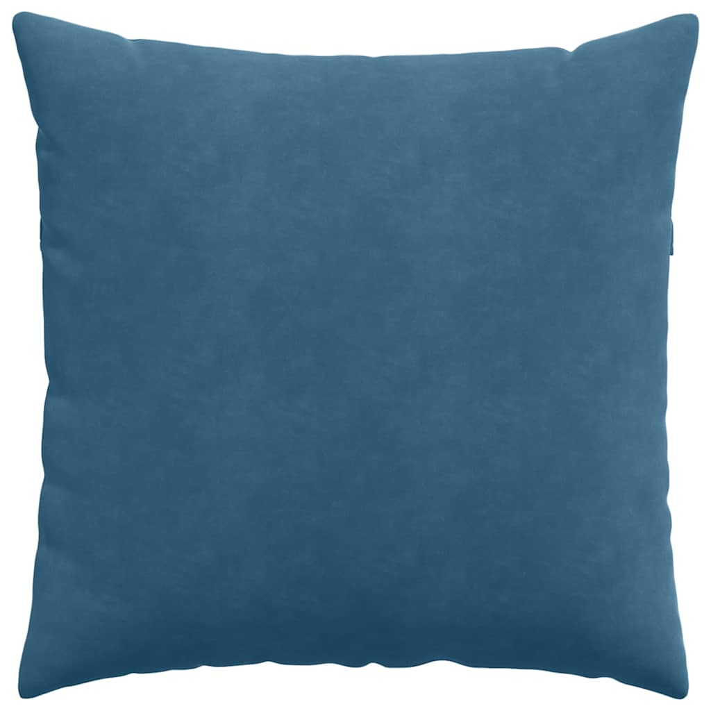 Μαξιλάρι Καναπέ 2 pcs Μπλε 60 x 60 cm Υφασμάτινο Κορντουρά