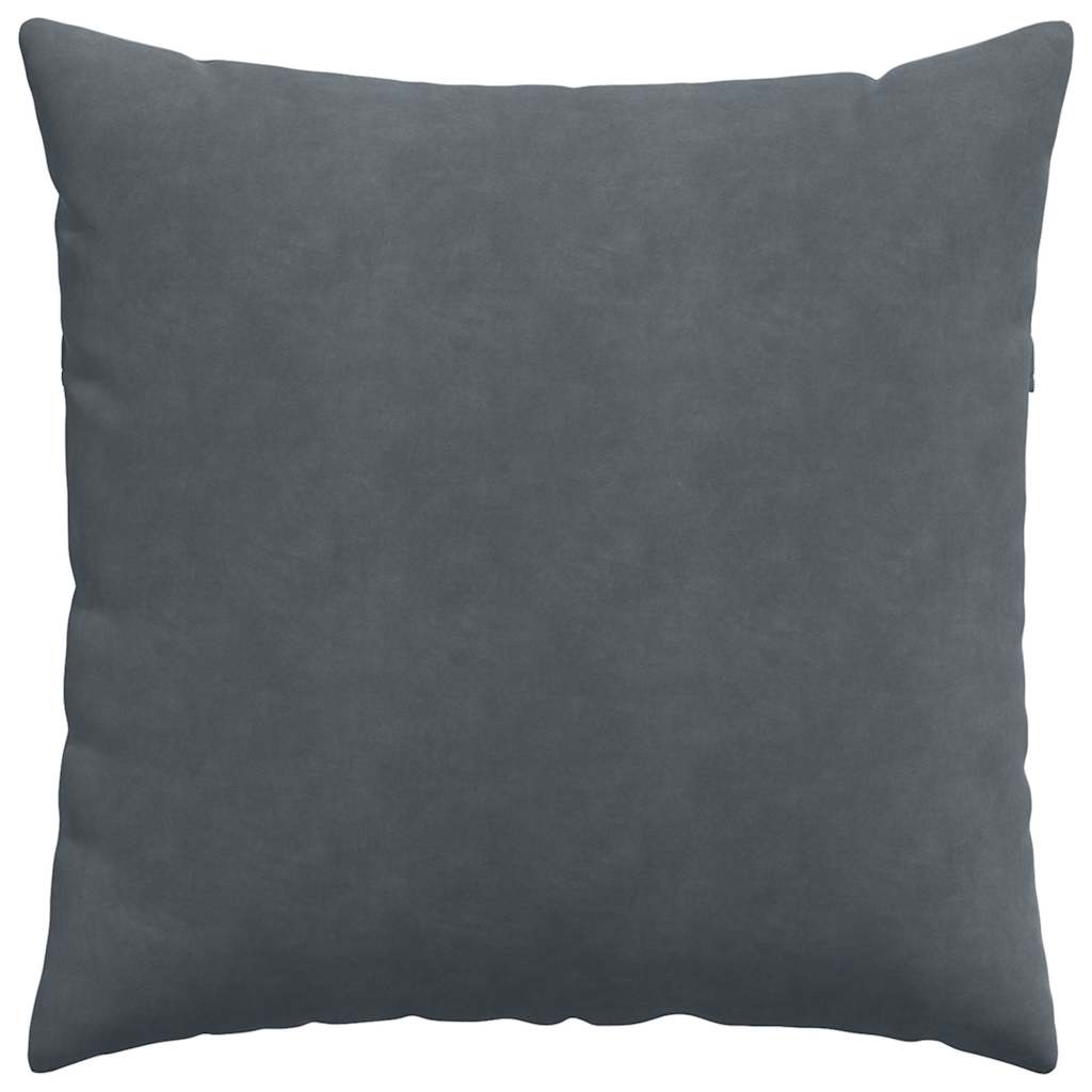 Μαξιλάρι Καναπέ 2 pcs Σκούρο Γκρι 60 x 60 cm