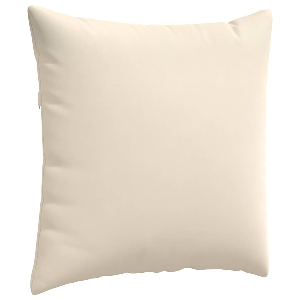 Μαξιλάρι Καναπέ 2 pcs Μπεζ 60 x 60 cm ύφασμα