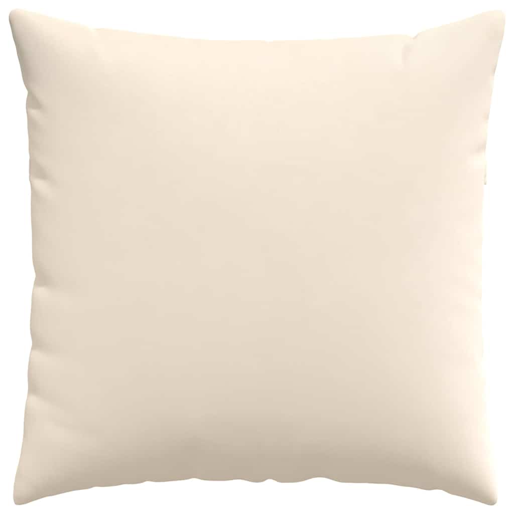 Μαξιλάρι Καναπέ 2 pcs Μπεζ 60 x 60 cm ύφασμα