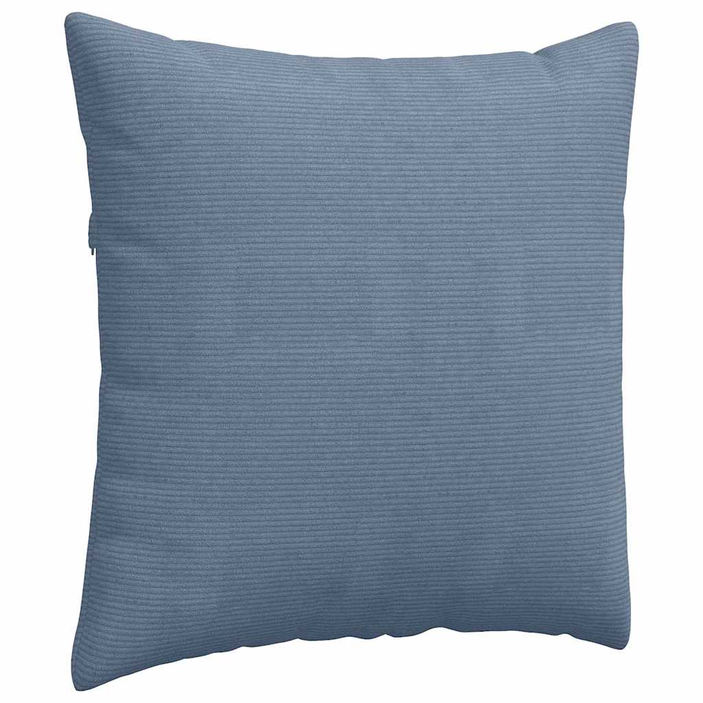Μαξιλάρι Καναπέ 2 pcs Μπλε 60 x 60 cm Υφασμάτινο Κορντουρά