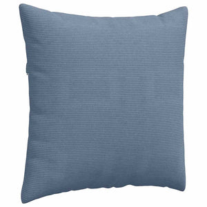 Μαξιλάρι Καναπέ 2 pcs Μπλε 60 x 60 cm Υφασμάτινο Κορντουρά