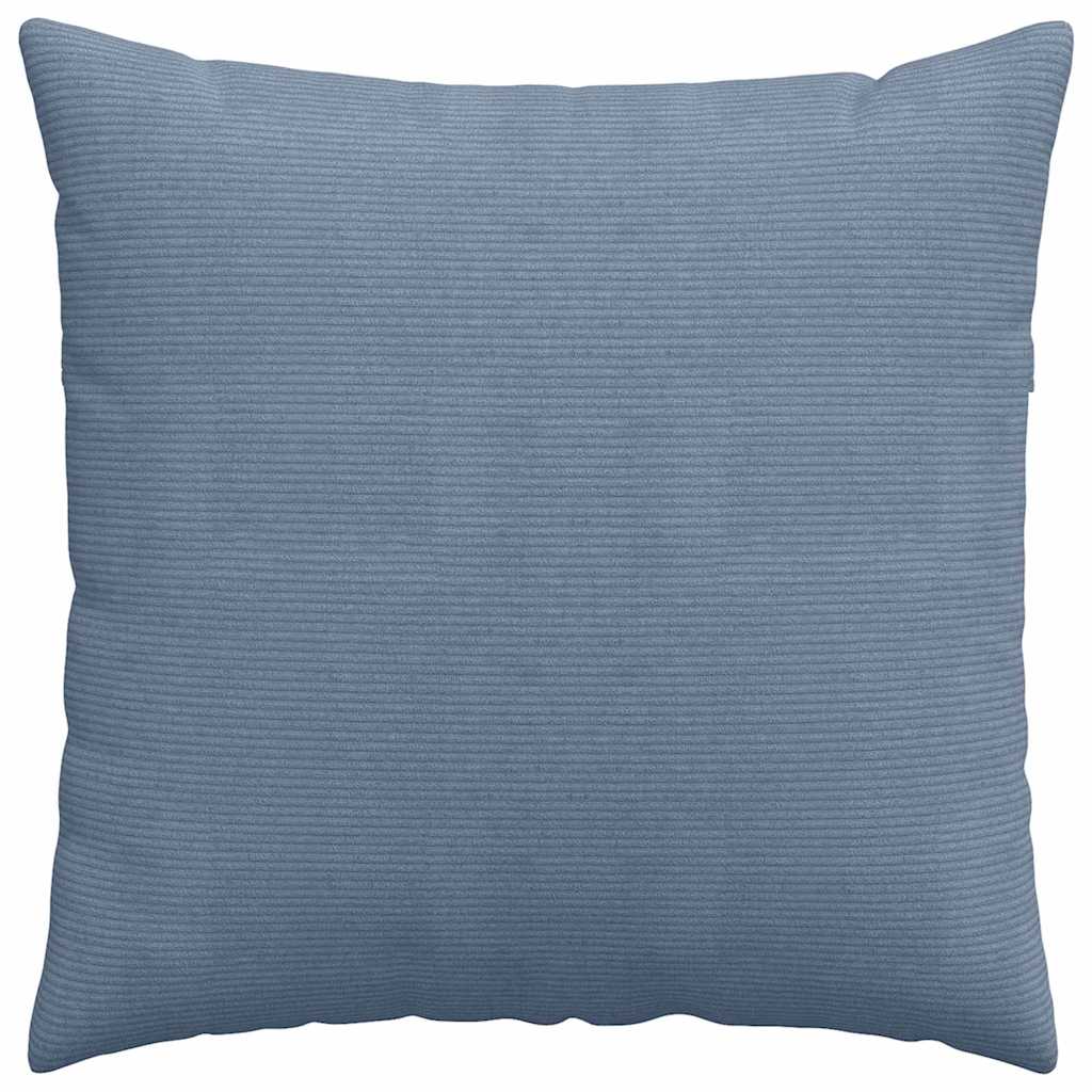 Μαξιλάρι Καναπέ 2 pcs Μπλε 60 x 60 cm Υφασμάτινο Κορντουρά