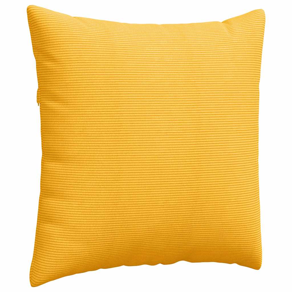 Μαξιλάρι Καναπέ 2 pcs Απαλό Κίτρινο 60 x 60 cm