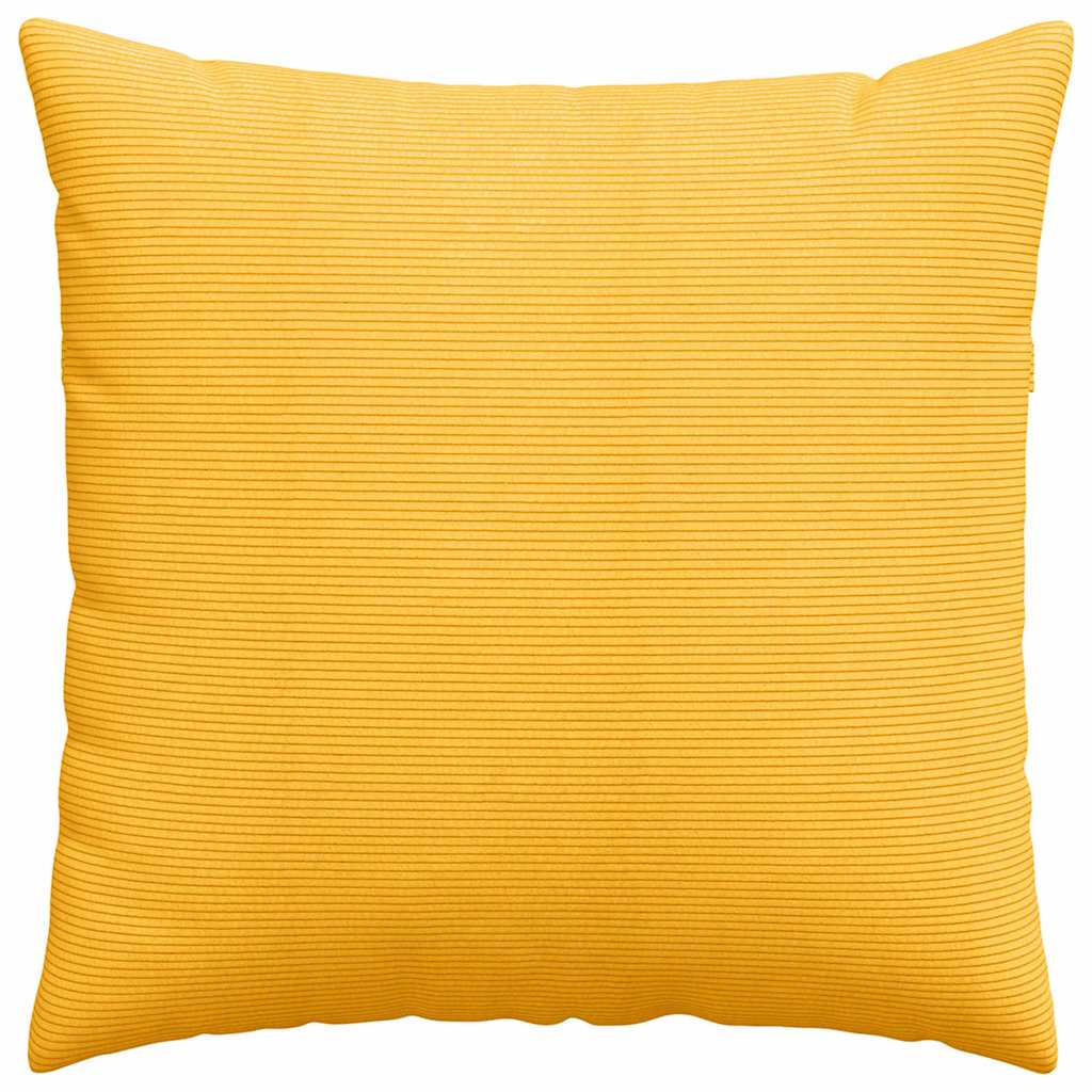 Μαξιλάρι Καναπέ 2 pcs Απαλό Κίτρινο 60 x 60 cm