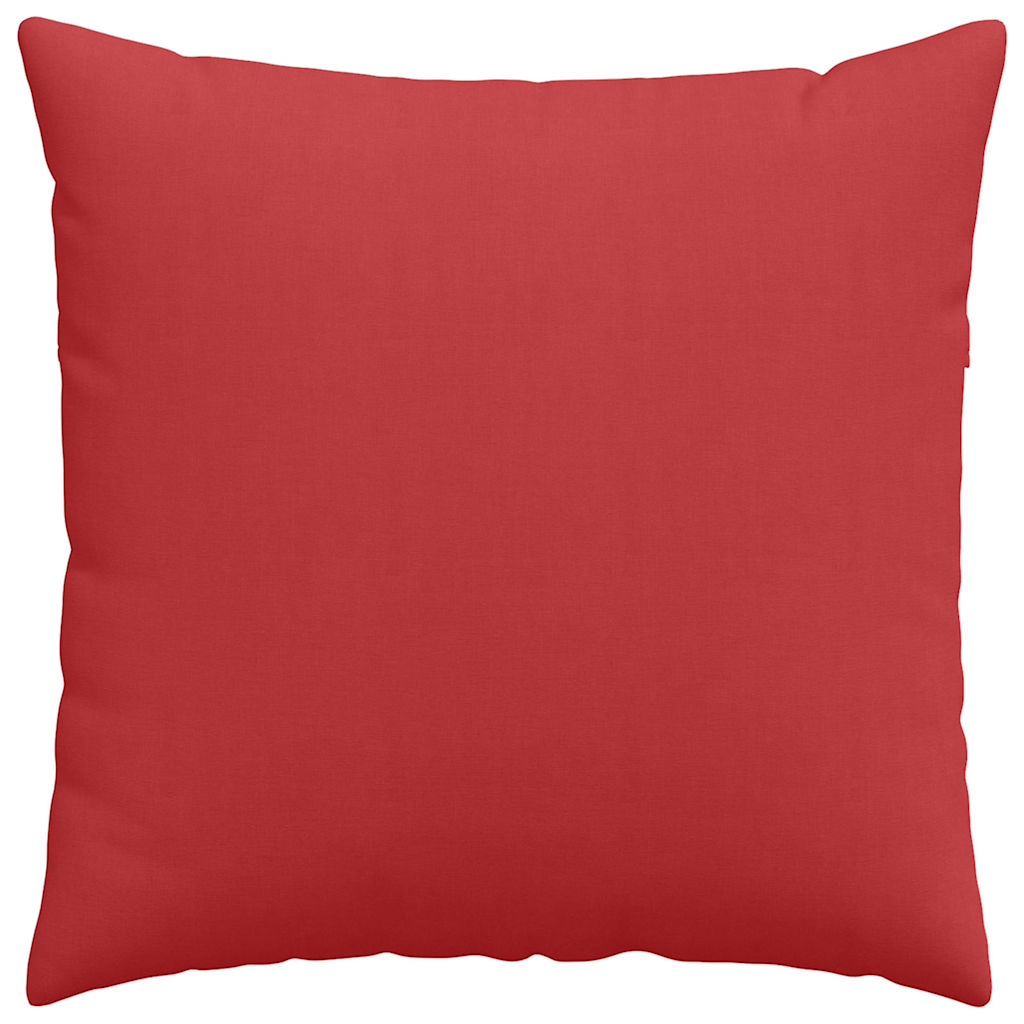 Μαξιλάρι Καναπέ 2 pcs Κόκκινο 80 x 80 cm ύφασμα