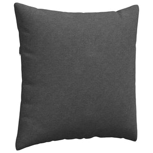 Μαξιλάρι Καναπέ 2 pcs Σκούρο Γκρι 80 x 80 cm