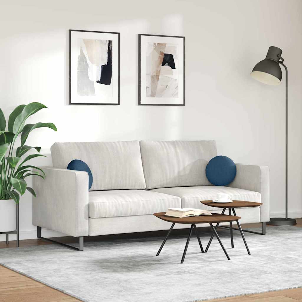 Μαξιλάρια καθισμάτων 2 pcs Μπλε Ø30 x 13 εκ ύφασμα