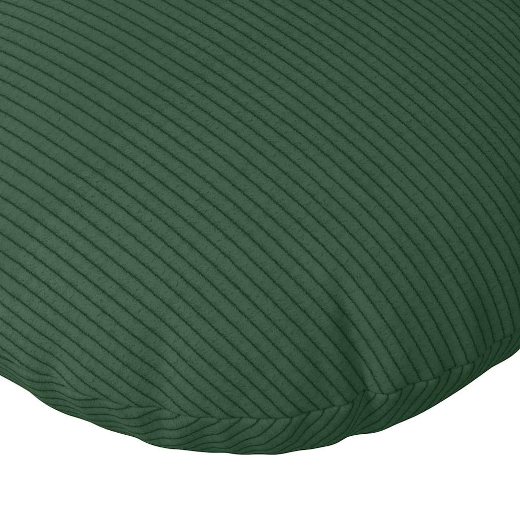 Μαξιλάρια καθισμάτων 2 pcs Σκούρο Πράσινο Ø 30 cm