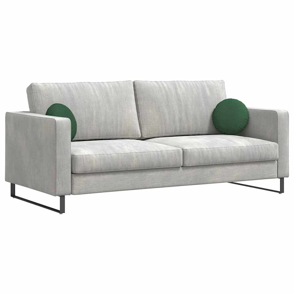 Μαξιλάρια καθισμάτων 2 pcs Σκούρο Πράσινο Ø 30 cm