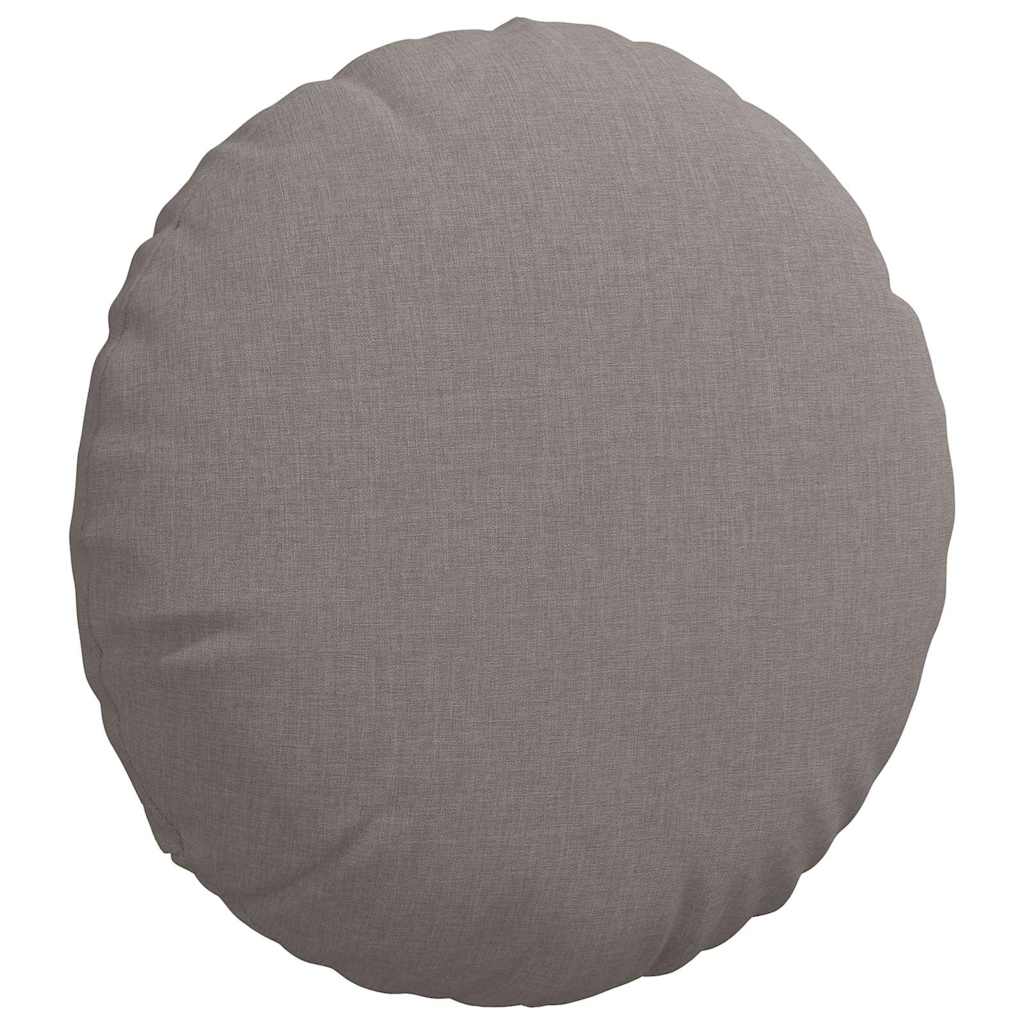 Μαξιλάρια καθισμάτων 2 pcs Taupe Ø40 x 13 εκ ύφασμα
