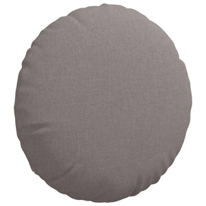 Μαξιλάρια καθισμάτων 2 τμχ. Ύφασμα Taupe Ø40 x 13 εκ